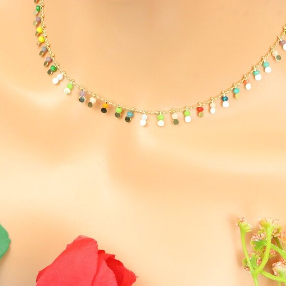 "Minimalist Necklace – Timeless, Elegant Jewelry for Her, MAR091102 - Picture 9 of 10